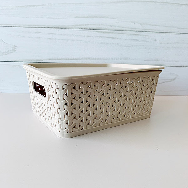 ORGANIZADOR CON TAPA BEIGE CH